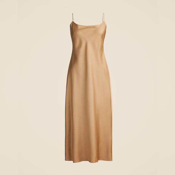 J. Crew Dresses & Skirts - NWT | JCrew Gwyneth slip dress in luster charmeuse | Sz 12